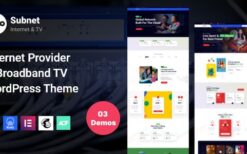 Internet Provider Broadband TV WordPress Theme v2.0.0