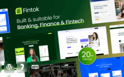 Fintok (v1.0.0) Banking Finance & Fintech WordPress Theme