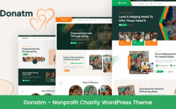 Donatm (v1.0.1) Nonprofit Charity WordPress Theme