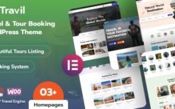Travil v1.2.0 Travel & Tour Booking WordPress Theme