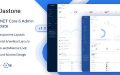 Dastone v1.0.0 – ASP.NET Core 6 Admin & Dashboard Template