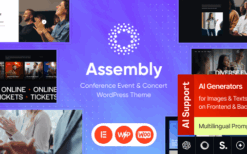 Assembly (v1.1.0) Conference Event & Concert WordPress Theme