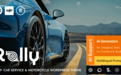 Rally (v1.1.0) Car Service & Motorcycle WordPress Theme