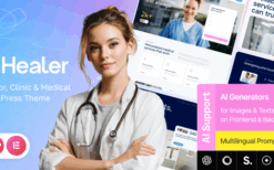 Healer (v1.0.0) Doctor, Clinic & Medical WordPress Theme