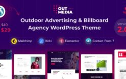 Outmedia v1.0.1 – Outdoor Advertising & Billboard Agency WordPress Theme
