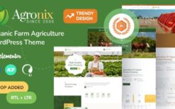 Agronix (v2.0.1) Organic Farm Agriculture WordPress Theme + RTL