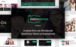 PhotoBooth (v1.0) Photography Portfolio WordPress Theme