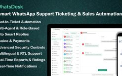 WhatsDesk v1.0 – Smart WhatsApp Support Ticketing & Sales Automation Tool