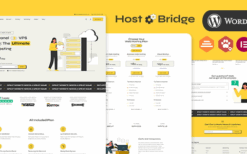 HostBridge (v1.0.1) WHMCS Hosting and DevOps Agency WordPress Theme