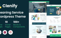 Clenify (v1.0.2) Cleaning Service WordPress Theme