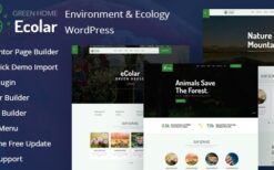 Ecolar (v2.0.1) Environment & Ecology WordPress Theme