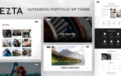 Kezta (v1.1) Gutenberg Portfolio WordPress Theme