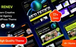 Renev (v1.0.1) Creative Digital Agency WordPress Theme