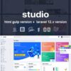 Studio v5.0 – HTML & Laravel 12.x Bootstrap 5 Admin Template