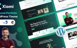 Xiomi (v1.0.0) Personal Portfolio WordPress Theme