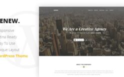RENEW (v1.0) Creative One Page WordPress Theme