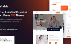 Virtable (v1.0.1) Virtual Assistant Business FSE WordPress Theme