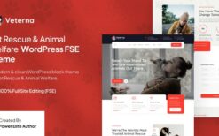 Veterna (v1.0.1) Pet Rescue & Animal Welfare FSE WordPress Theme