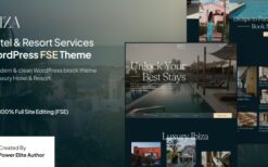 Ibiza (v1.0.1) Luxury Hotel & Resort FSE WordPress Theme