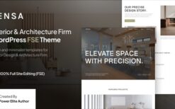 Tensa (v1.0.2) Interior Design & Architecture Firm FSE WordPress Theme