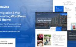 Travisa (v1.0.1) Immigration & Visa Consulting FSE WordPress Theme