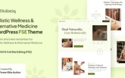 Holistiq (v1.0.1) Holistic Wellness & Alternative Medicine FSE WordPress Theme