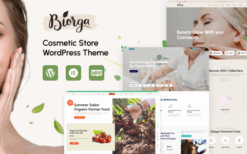 Biorga v1.0.7 Elementor Beauty Cosmetics Shop WordPress Theme