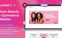 Glowify v1.0 Beauty and Cosmetics Shop WordPress Theme