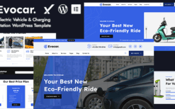 Evocar v1.0.0 Electric Vehicle & Charging Station WordPress Theme