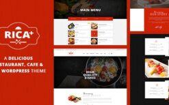 Rica (v2.1) Restaurant & Pub WP Theme