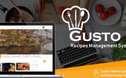 Gusto v3.6 – Recipes Management System