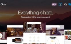 One (v1.3) Business Agency Events WooCommerce Theme