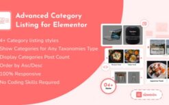 Advanced Category Listing for Elementor v1.0.5
