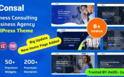 Consal (v3.0.0) Business Agency & IT Service WordPress Theme