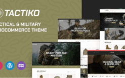 Tactiko (v1.9.3) Tactical & Military Shop WooCommerce Theme