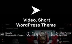 Videon (v3.1) Video, Short WordPress Theme