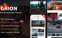 Gaion v1.1.29 – Sport Accessories Shop WordPress WooCommerce Theme (Mobile Layout Ready)