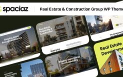 Spaciaz v1.0.0 Real Estate & Construction Group WordPress Theme