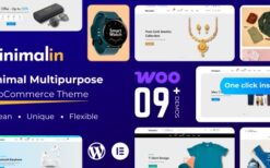 Minimalin v1.1 eCommerce WooCommerce Elementor Theme