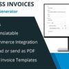 WordPress Invoice Generator with WooCommerce Integration and Stripe Payments v2.2