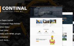 Continal (v1.5.0) Construction & Business WordPress Theme
