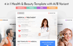 Mediclick (v1.0.1) Medical Landing Page WordPress Theme