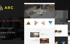 ARC (v1.4.2) Interior Design, Decor, Architecture WordPress Theme