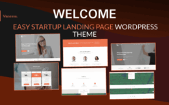 Vanessa (v1.0.8) Easy Startup Landing Page WP Theme