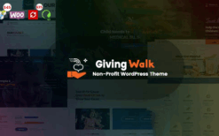 GivingWalk (v2.1) Multipurpose Nonprofit WordPress Theme