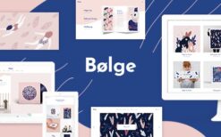 Bolge v1.5 Artist Portfolio WordPress Theme