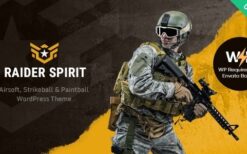 Raider Spirit v1.1.2 Airsoft Club & Paintball WordPress Theme