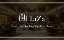 Taza (v1.0.1) Travel & Hotel Booking WordPress Theme