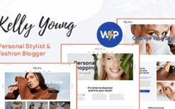 Kelly Young (v1.1.0) Stylist WordPress Theme
