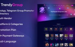TrendyGroup v1.0.1 – Whatsapp, Telegram Group Promoter and Directory